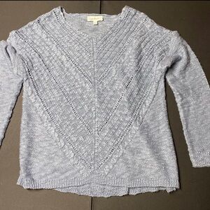 Cloud Chaser Light Gray/Blue Women's Sweater